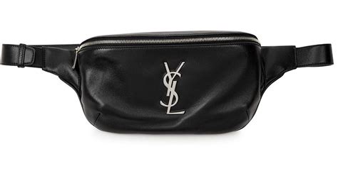 Saint Laurent Men's Marsupio Leather Belt Bag.